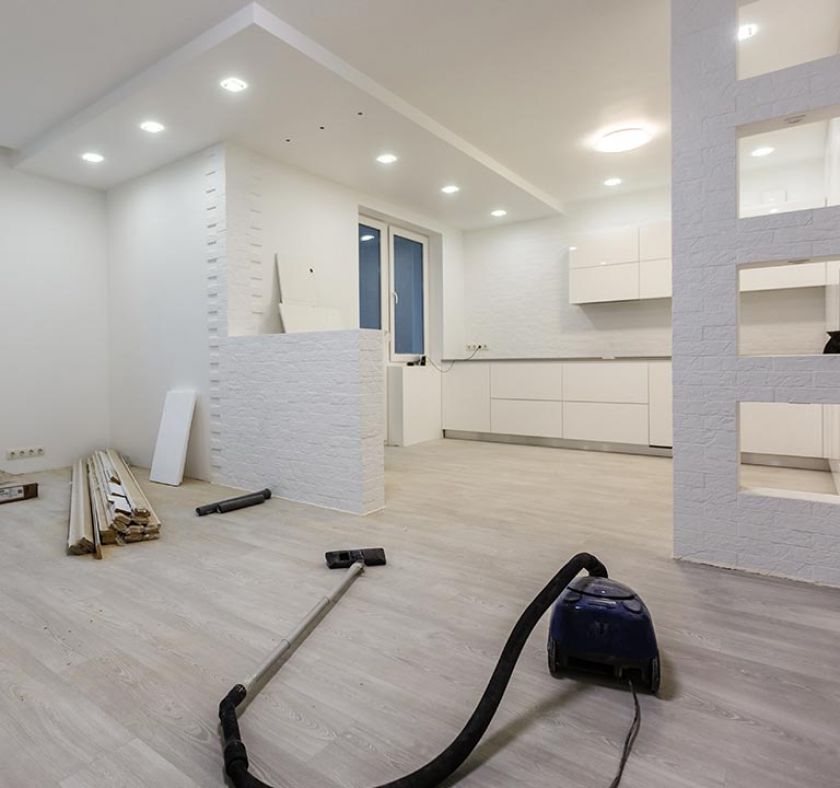 PCS after building cleaning service 